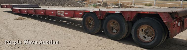 image for item DG8290 1981 Atoka 40D0L oilfield trailer