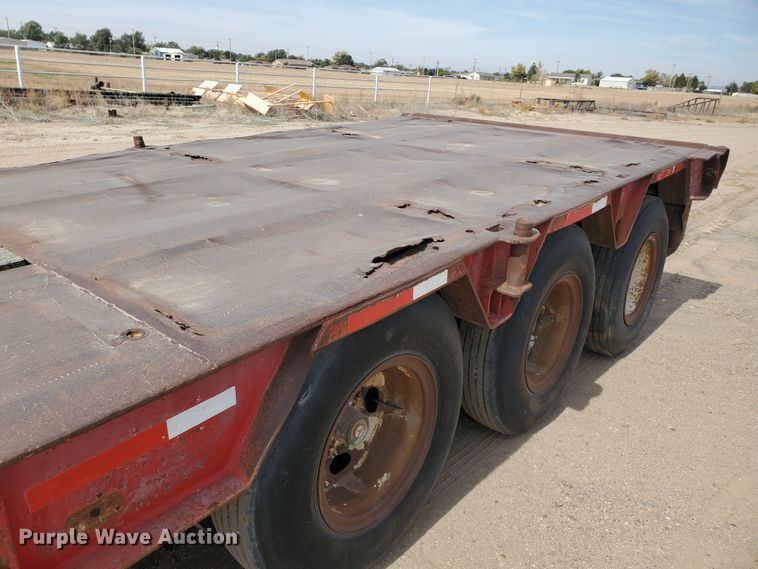 image for item DG8290 1981 Atoka 40D0L oilfield trailer