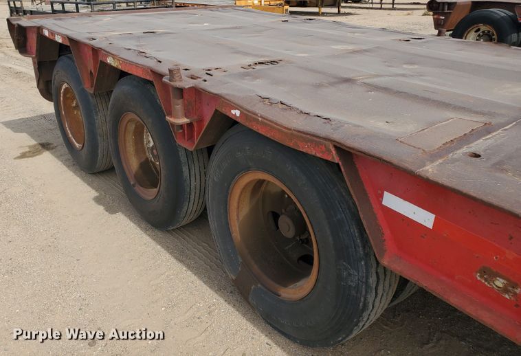 image for item DG8290 1981 Atoka 40D0L oilfield trailer