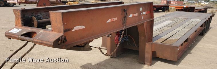 image for item DG8291 1984 Atoka 320FL50 oilfield trailer