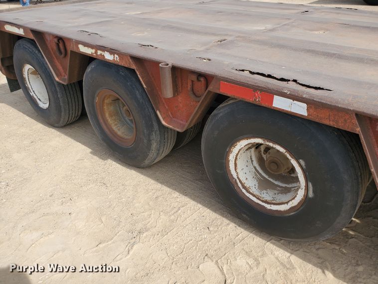 image for item DG8291 1984 Atoka 320FL50 oilfield trailer