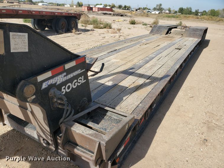image for item DG8292 2006 Eager Beaver 50GSL lowboy equipment trailer
