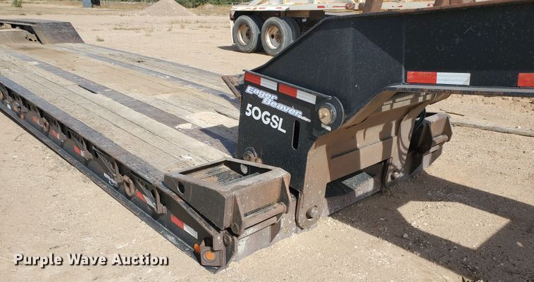 image for item DG8292 2006 Eager Beaver 50GSL lowboy equipment trailer