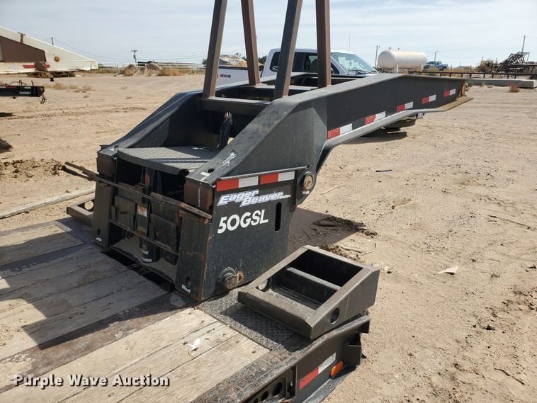 image for item DG8292 2006 Eager Beaver 50GSL lowboy equipment trailer