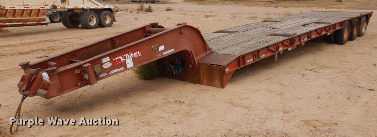 image for item DG8293 1986 Talbert OFD oilfield trailer