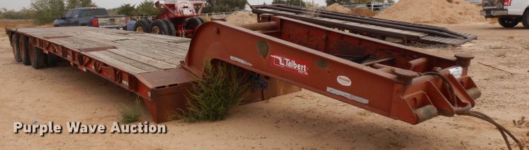 image for item DG8293 1986 Talbert OFD oilfield trailer