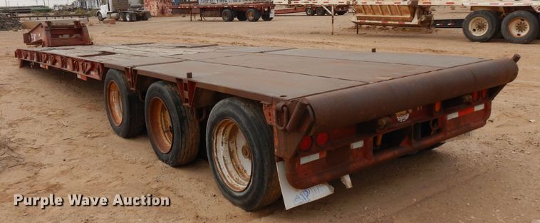 image for item DG8293 1986 Talbert OFD oilfield trailer