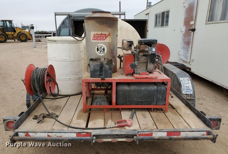 image for item DG8307 2000 Neil utility trailer with pressure washer