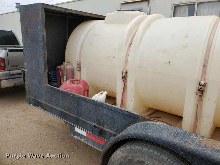 image for item DG8307 2000 Neil utility trailer with pressure washer