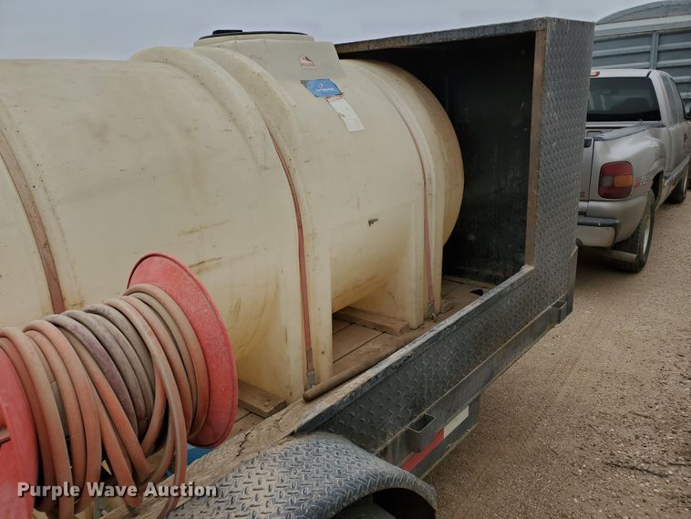 image for item DG8307 2000 Neil utility trailer with pressure washer