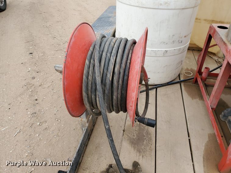 image for item DG8307 2000 Neil utility trailer with pressure washer