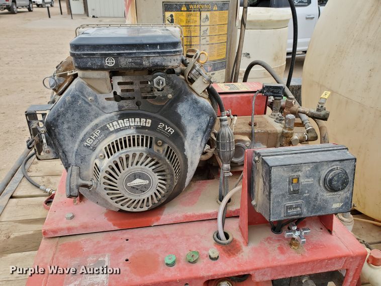 image for item DG8307 2000 Neil utility trailer with pressure washer