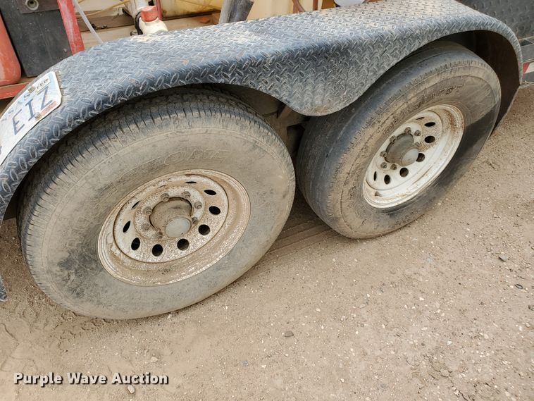 image for item DG8307 2000 Neil utility trailer with pressure washer