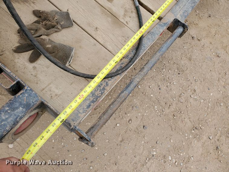 image for item DG8307 2000 Neil utility trailer with pressure washer