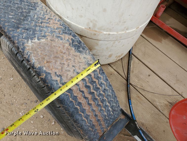 image for item DG8307 2000 Neil utility trailer with pressure washer