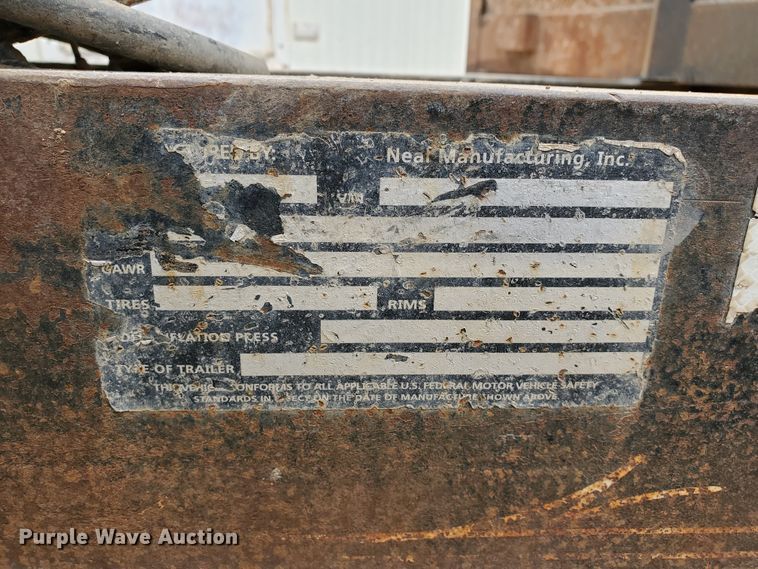 image for item DG8307 2000 Neil utility trailer with pressure washer