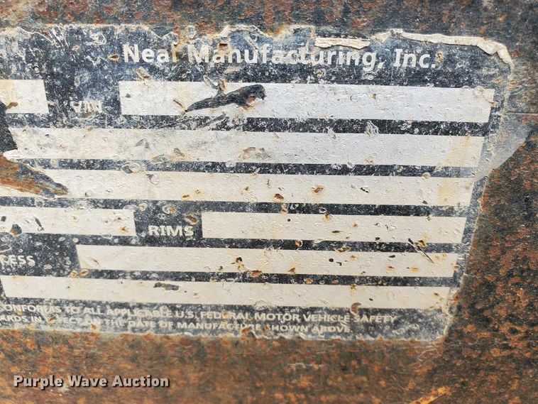 image for item DG8307 2000 Neil utility trailer with pressure washer