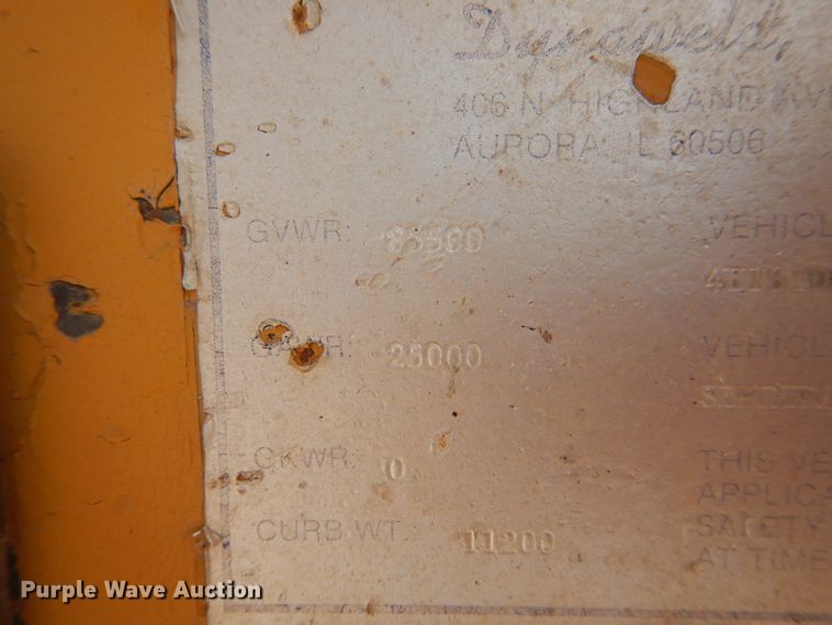 image for item DG8322 1996 Dynaweld drop deck equipment trailer