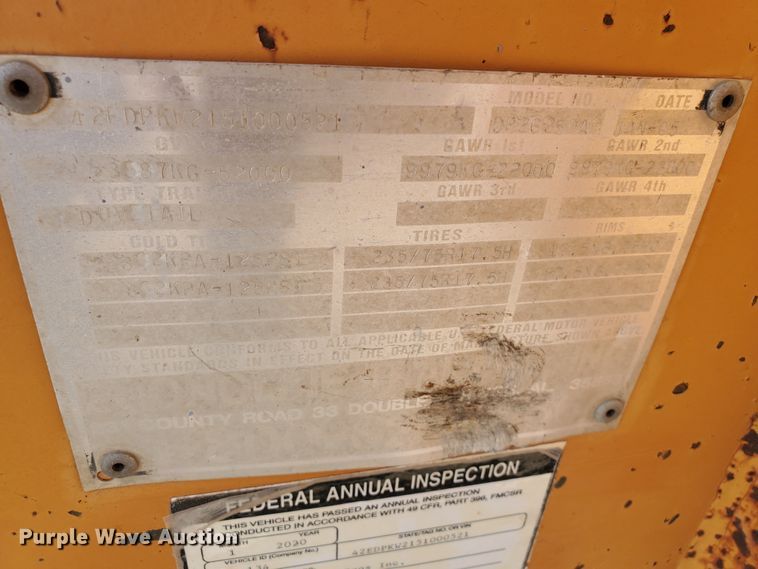 image for item DG8349 2005 Econoline DP2625DA equipment trailer