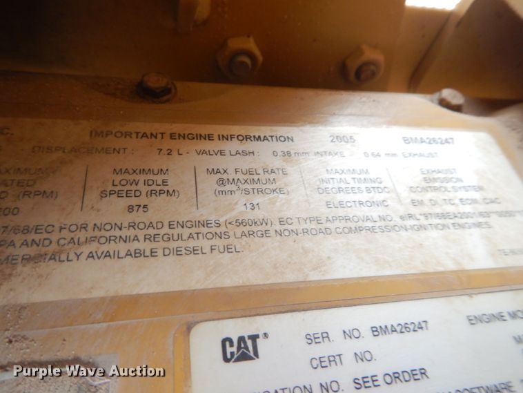 image for item DG8357 2005 Caterpillar D6N XL  dozer