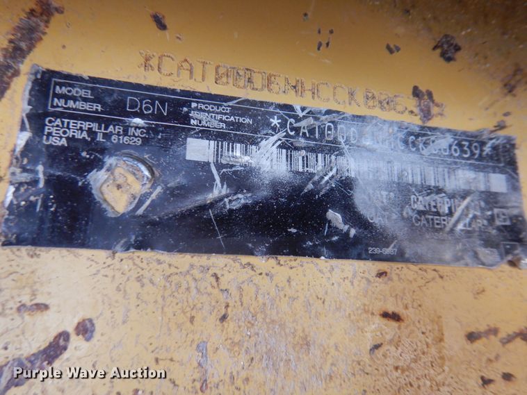 image for item DG8357 2005 Caterpillar D6N XL  dozer