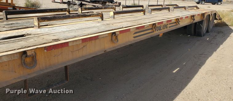 image for item DI5012 2005 Trail King TK70RG-442 drop deck equipment trailer