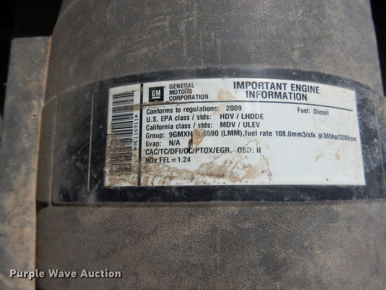 image for item DJ4749 2009 Chevrolet Silverado 3500HD  winch truck