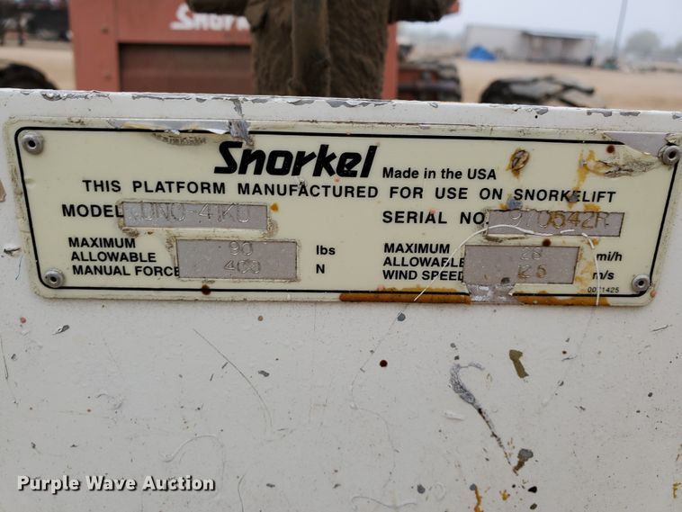 image for item GR9287 2004 Snorkelift UNO  boom lift