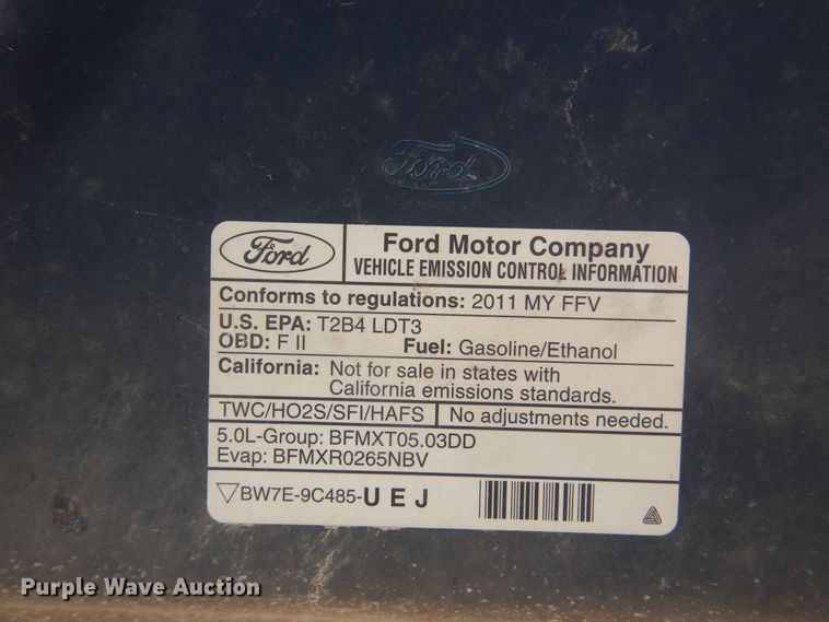 image for item DI0497 2011 Ford F150 XLT  SuperCrew pickup truck