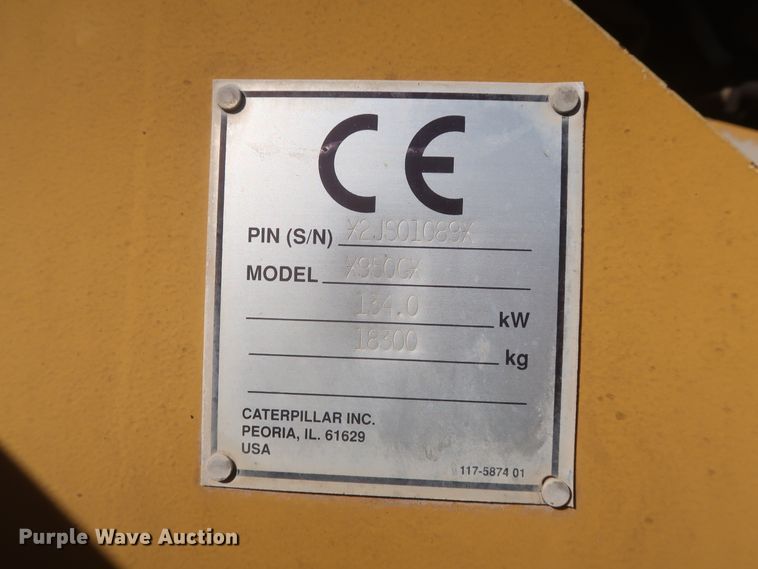 image for item DJ2250 2000 Caterpillar 950G  wheel loader