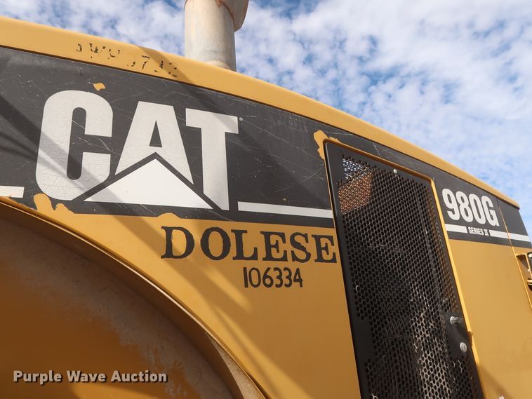 image for item DJ2260 2003 Caterpillar 980G Series II  wheel loader