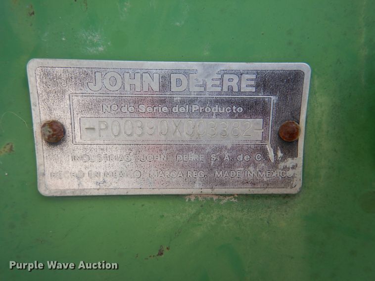 image for item DJ2262 John Deere 390 flail mower