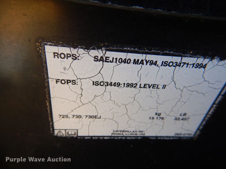 image for item DJ2266 2005 Caterpillar 730  haul truck