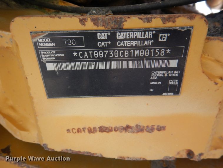 image for item DJ2266 2005 Caterpillar 730  haul truck