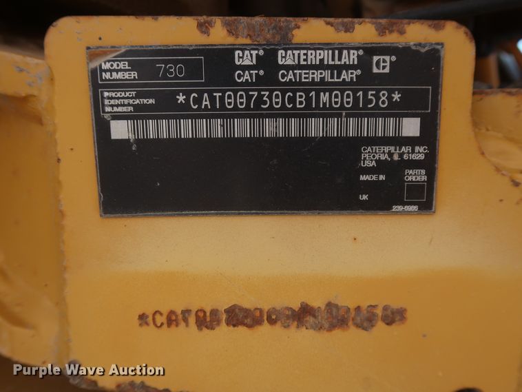 image for item DJ2266 2005 Caterpillar 730  haul truck