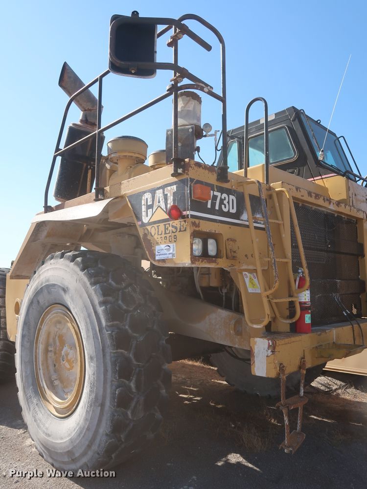 image for item DJ2272 1997 Caterpillar 773D  haul truck
