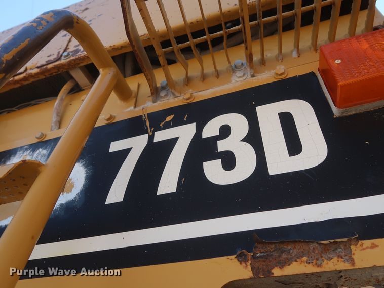 image for item DJ2272 1997 Caterpillar 773D  haul truck