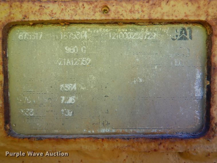 image for item DJ2274 2007 Caterpillar 980H  wheel loader