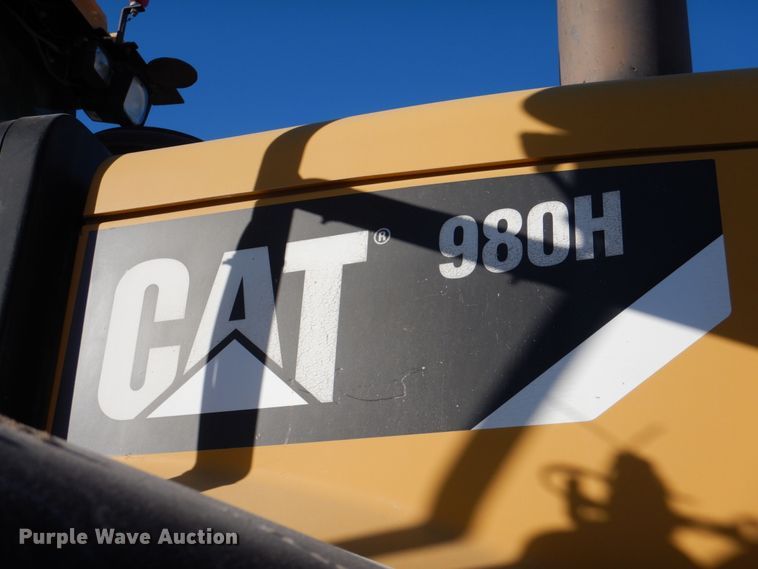 image for item DJ2274 2007 Caterpillar 980H  wheel loader