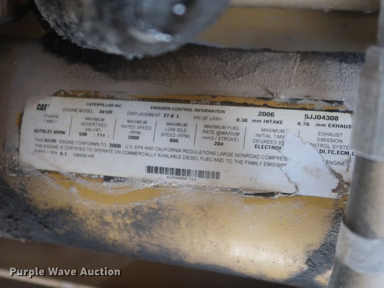 image for item DJ2278 2006 Caterpillar 773E  haul truck