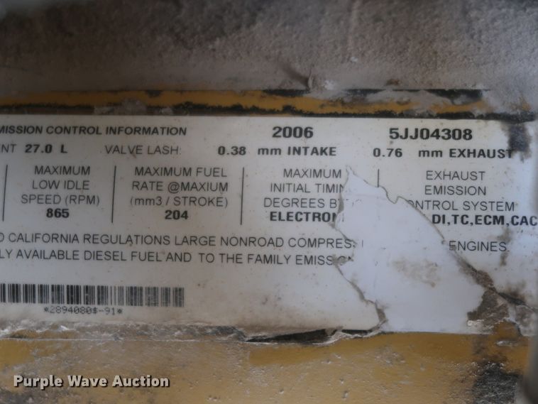 image for item DJ2278 2006 Caterpillar 773E  haul truck