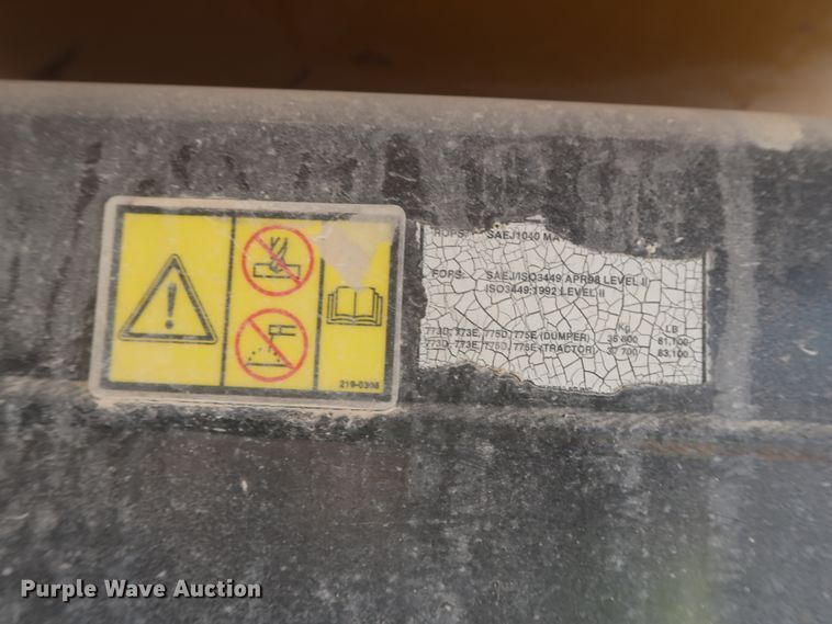 image for item DJ2281 2006 Caterpillar 773E  haul truck