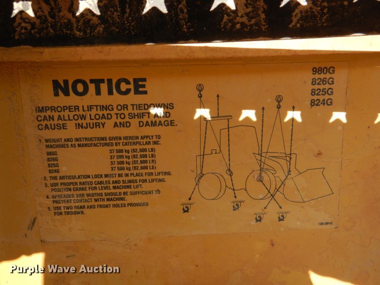 image for item DJ2290 1999 Caterpillar 980G  wheel loader