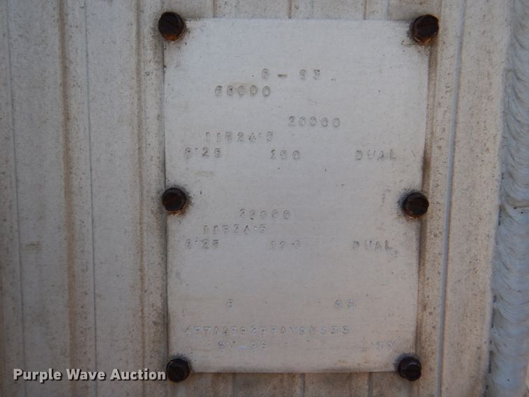 image for item DJ2294 1994 Vantage SV-96 end dump trailer