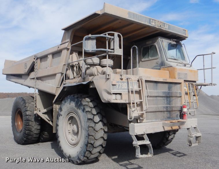 image for item DJ8512 2000 Caterpillar 773D  haul truck