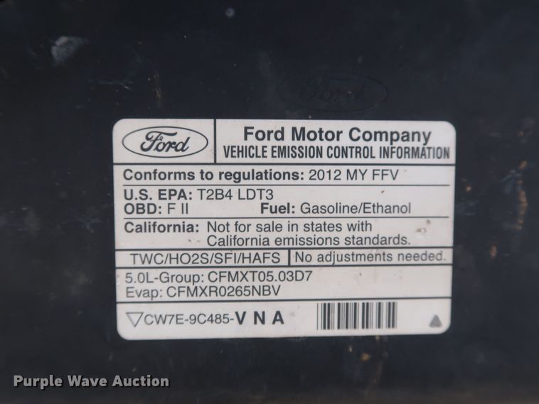 image for item HW9068 2012 Ford F150 XLT  SuperCrew pickup truck