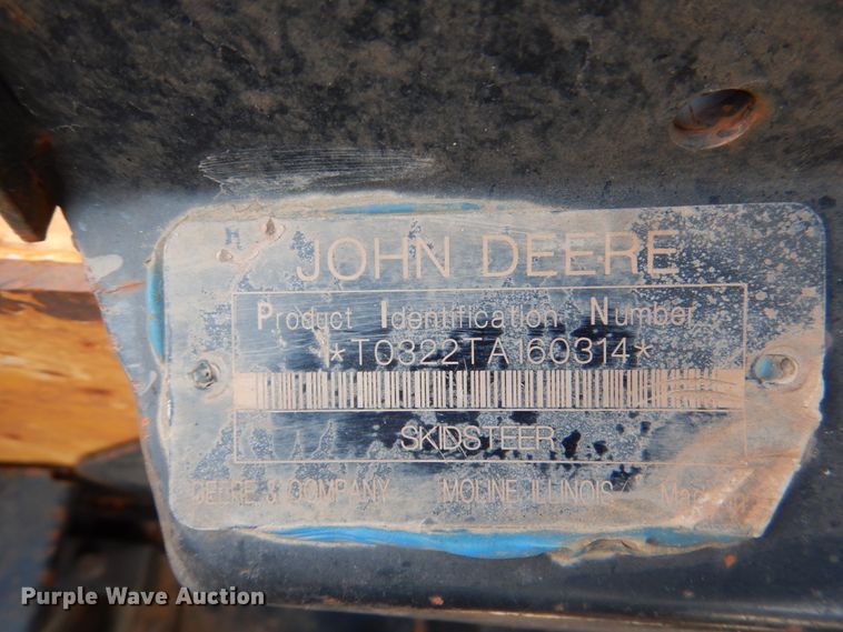 image for item HW9076 2008 John Deere CT322  tracked skid steer loader