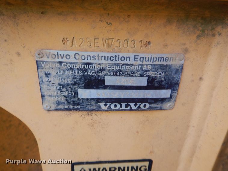 image for item HW9127 2008 Volvo A25E  haul truck