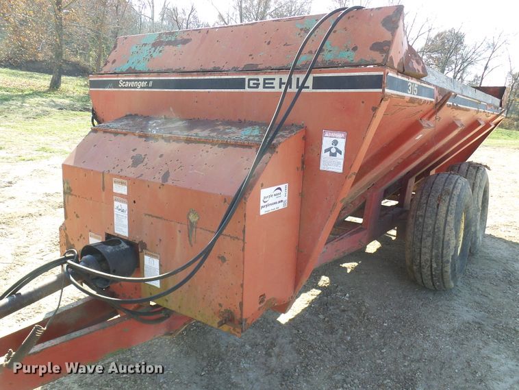 image for item DC2895 Gehl 315 Scavenger II manure spreader