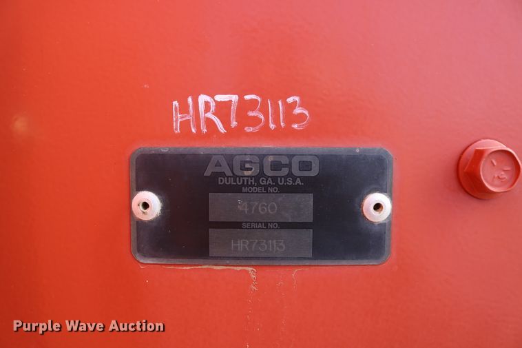 image for item DD6162 2006 Hesston 4760  large square baler